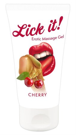 *Lick it Erotic Massage Gel Cherry 50ml