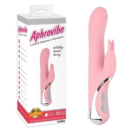 Aphrovibe Rotating Sissile Bunny Vibrator Pink