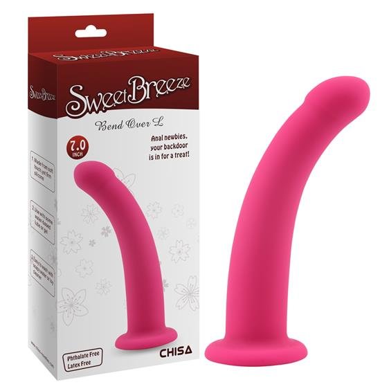 Bend Over Dildo L-Pink