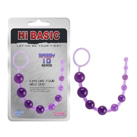 SASSY Anal 10 Beads Purple